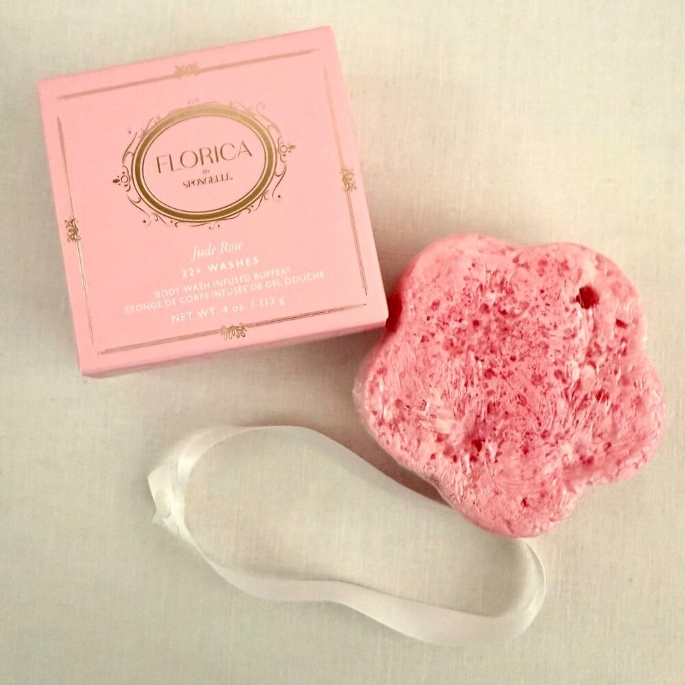 Florica by Spongelle Jude Rose Body Wash Buffer 4oz 22 Washes